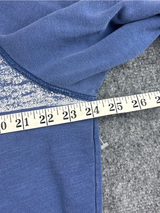 AMERICAN EAGLE Men’s Blue Pullover Hoodie Wing graphic size: Large - Picture 7 of 7